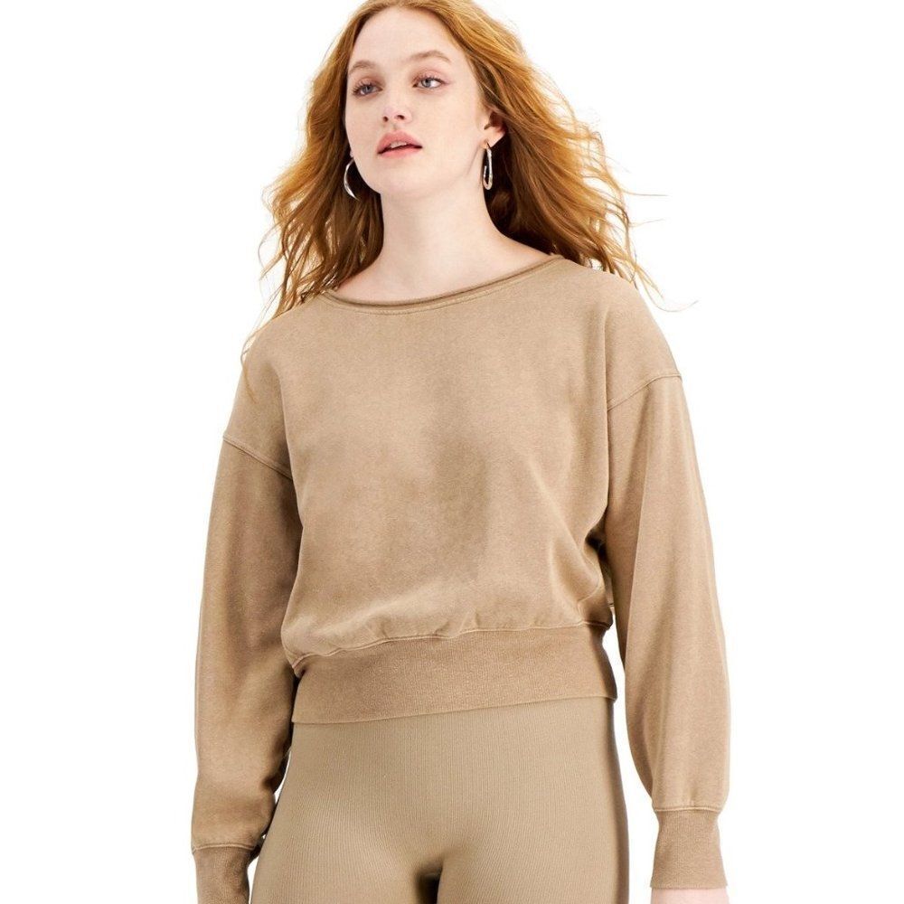 Hippie Rose Juniors' Boat-Neck Dolman-Sleeve Top